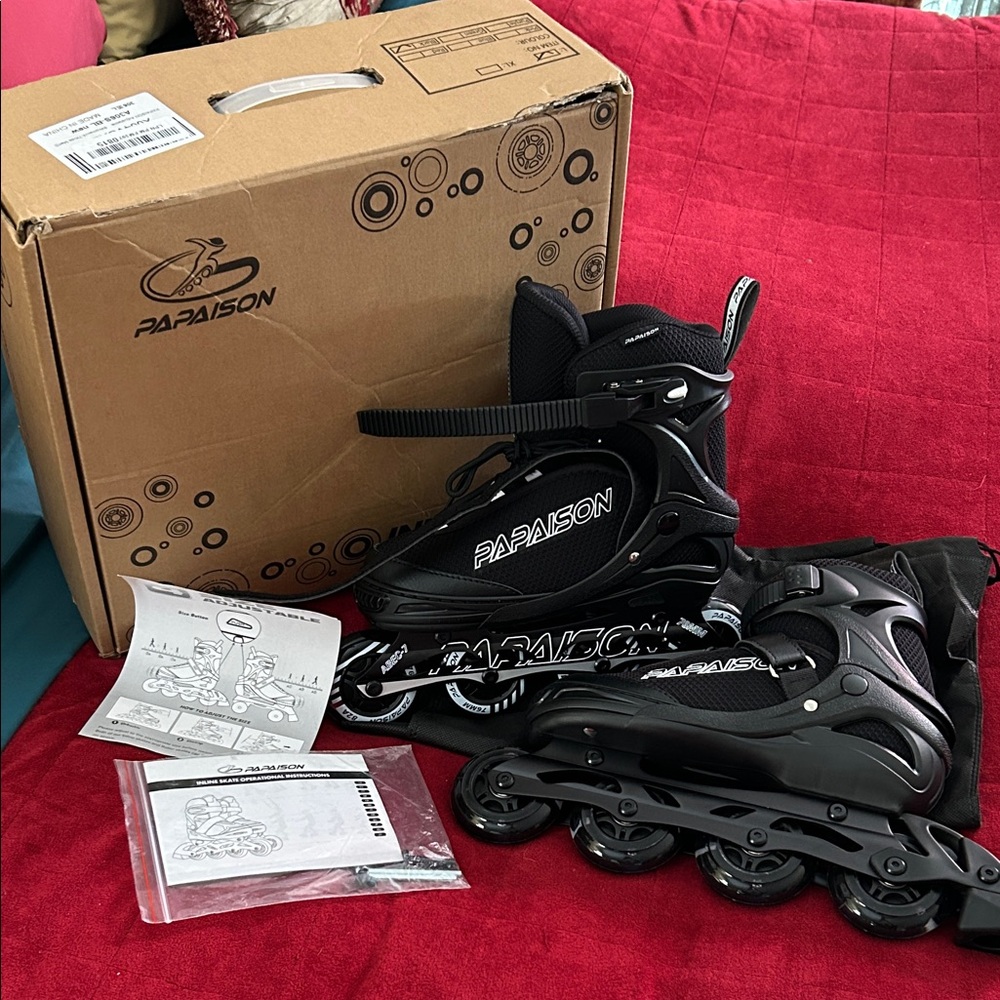 Women's Black Inline Roller Skates